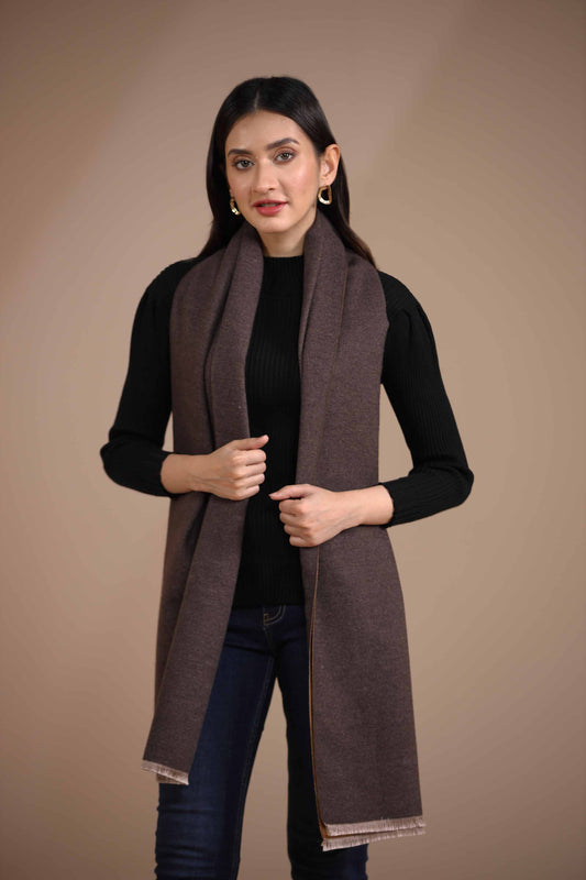 Nishat Linen - Camel Shawl-434782129