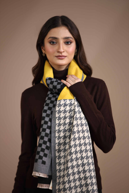 Nishat Linen - Yellow Shawl-434802102