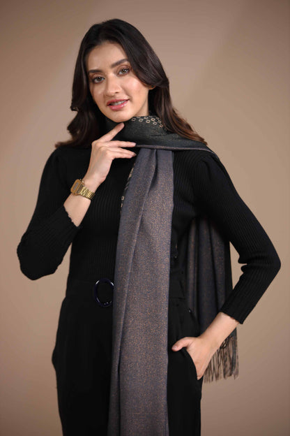 Nishat Linen - Camel Shawl-434832129