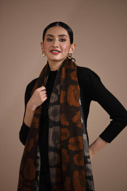 Nishat Linen - Black Shawl-434882103