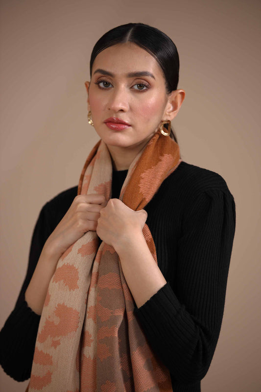 Nishat Linen - Pink Shawl-434882105