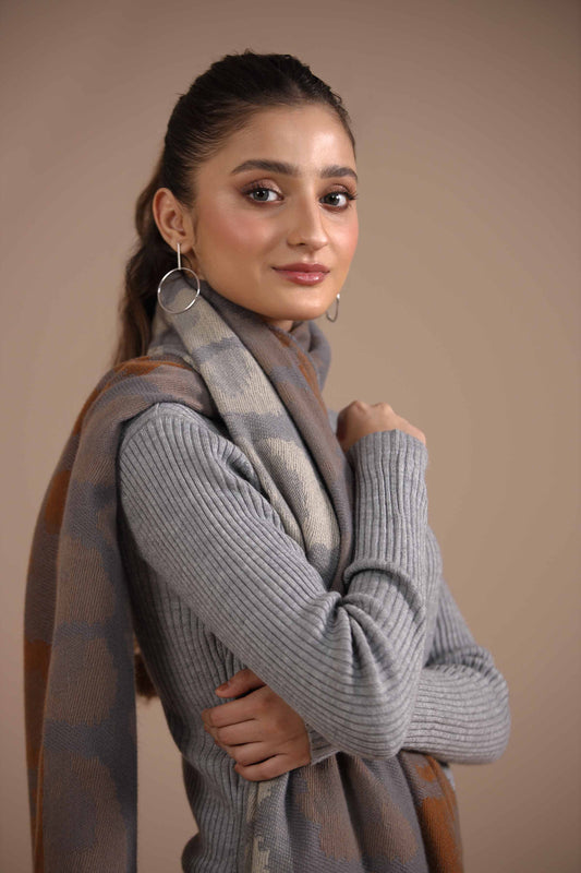 Nishat Linen - Off White Shawl-434882107