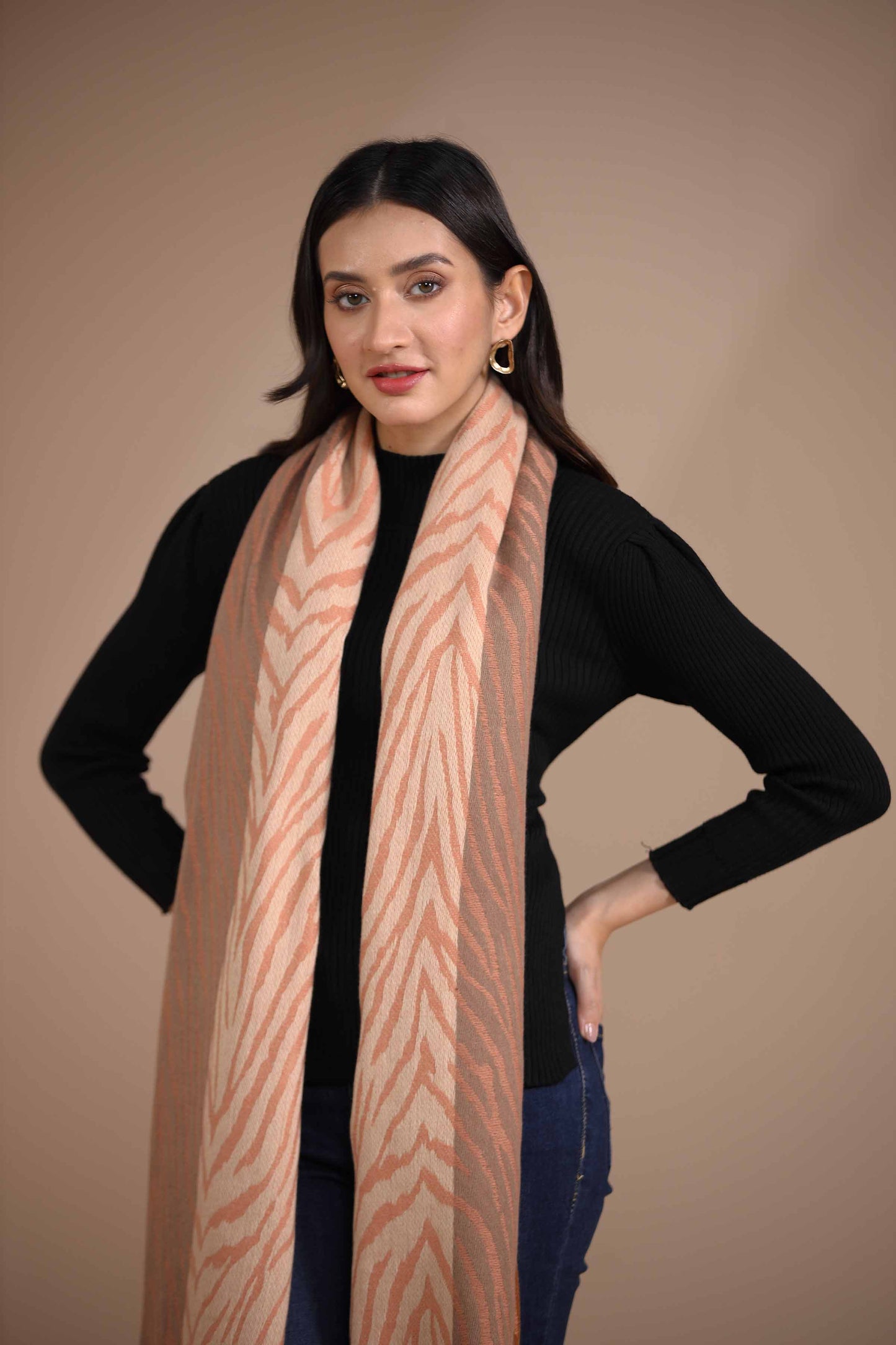 Nishat Linen - Pink Shawl-434932105
