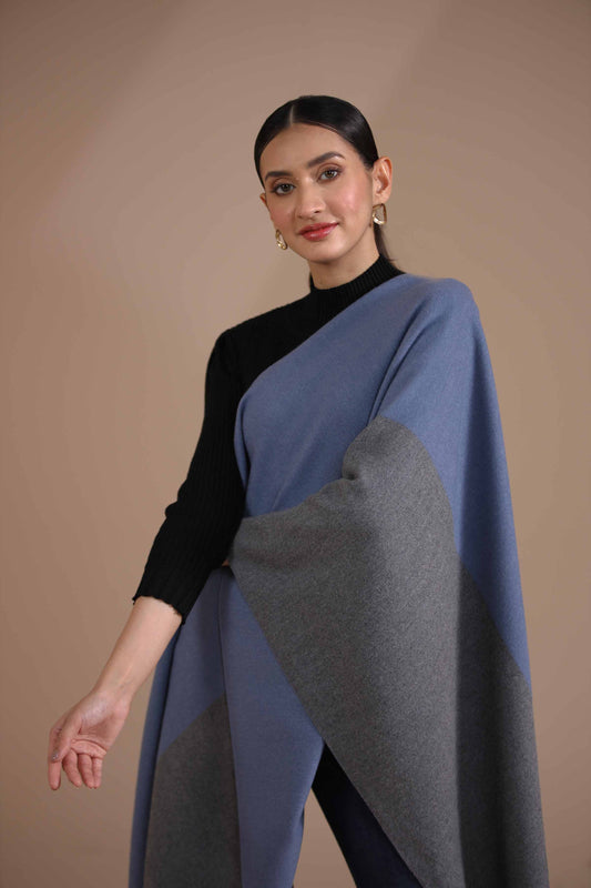 Nishat Linen - Blue Shawl-434952108