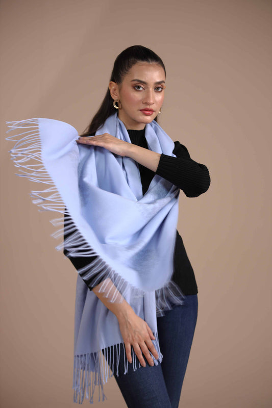 Nishat Linen - Blue Shawl-434962108