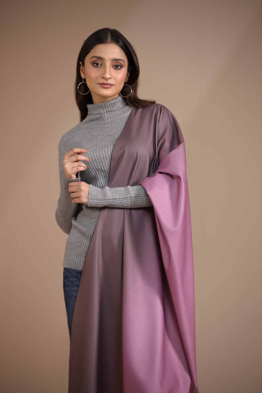 Nishat Linen - Purple Shawl-434982109