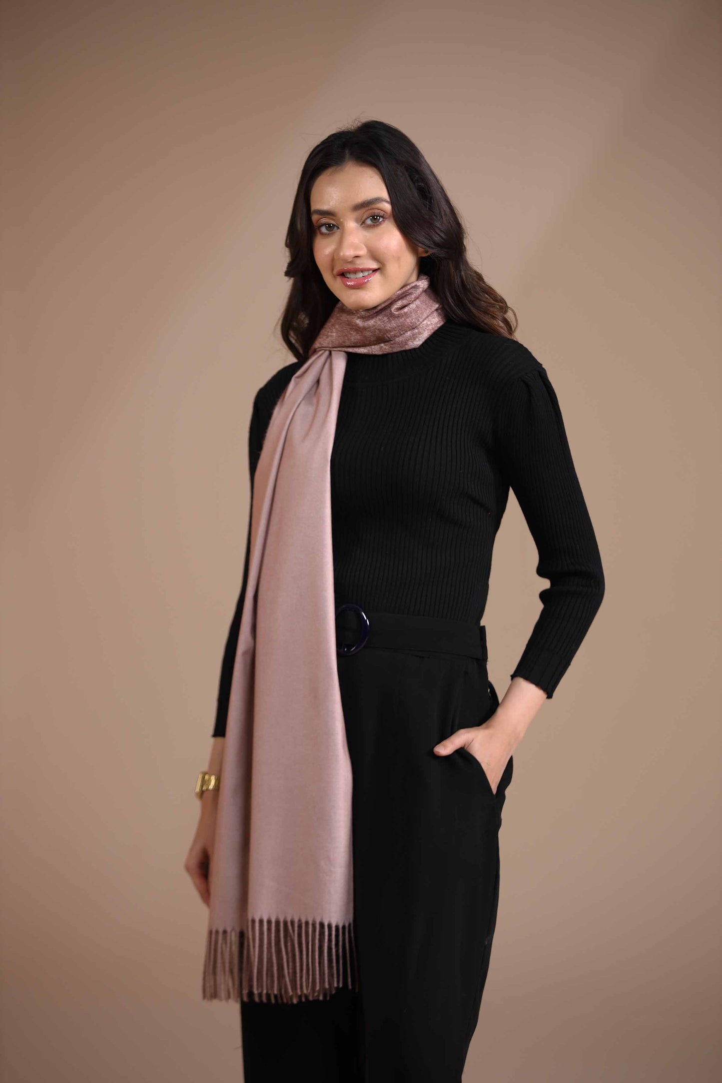 Nishat Linen - Pink Shawl-434992105
