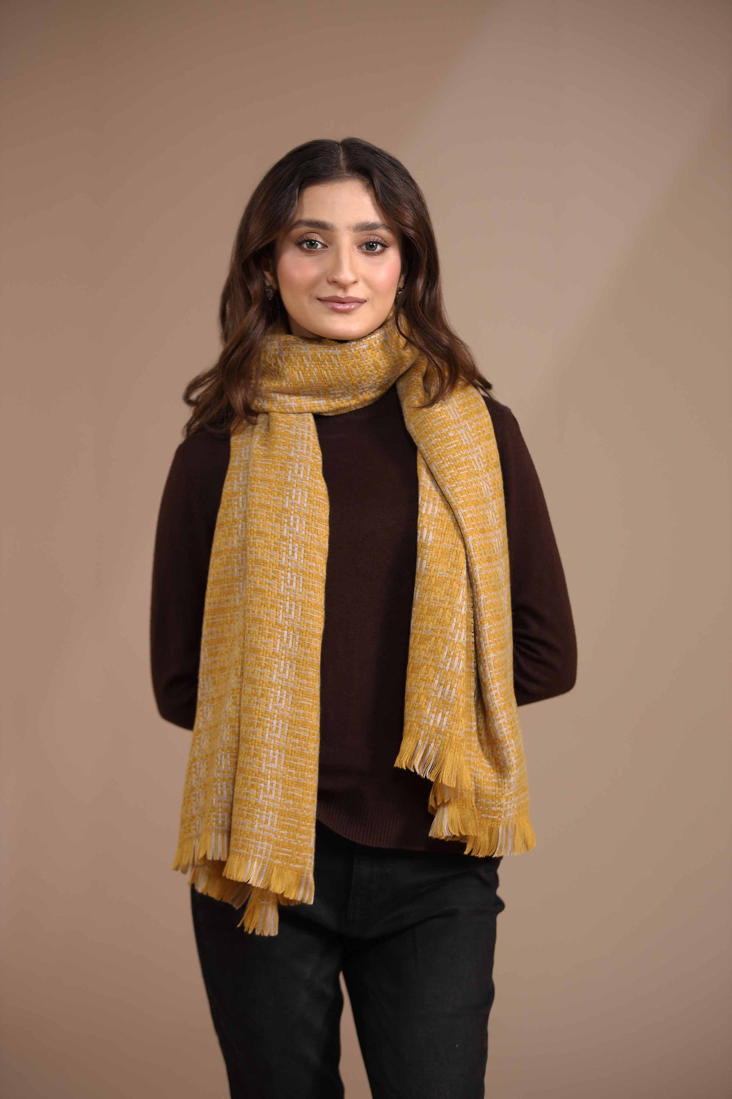 Nishat Linen - Yellow Shawl-435002102