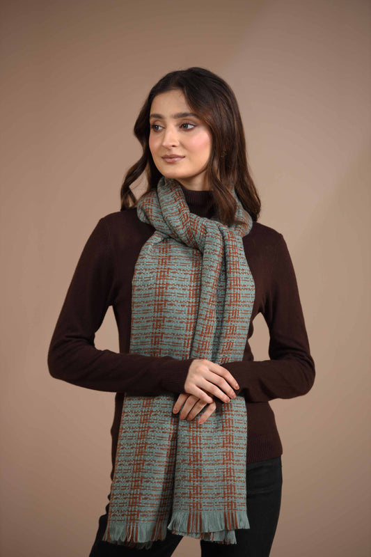 Nishat Linen - Green Shawl-435002104