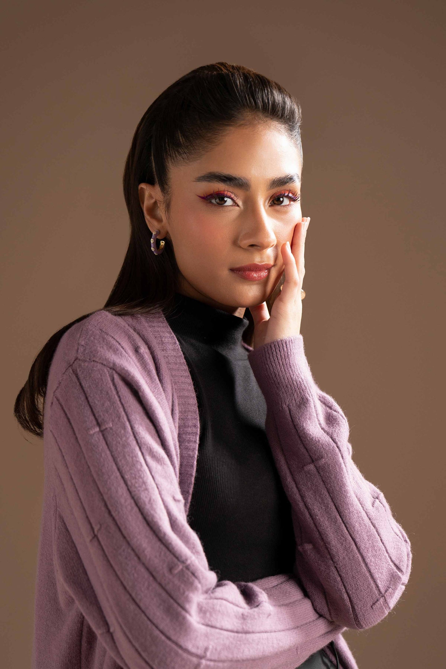 Nishat Linen - Purple Long Sweater