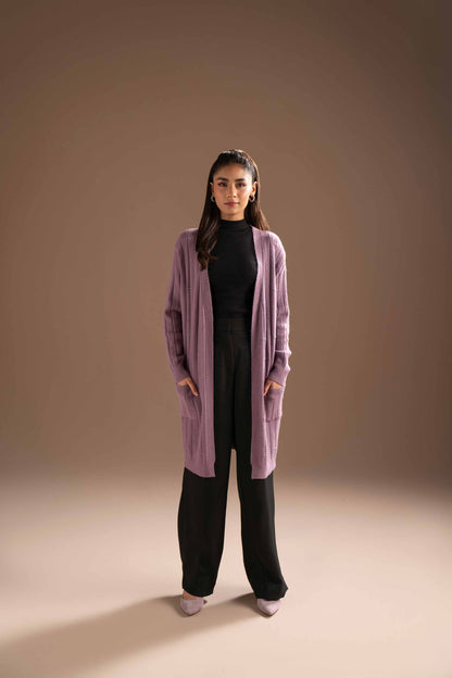 Nishat Linen - Purple Long Sweater