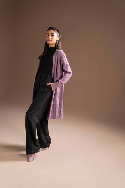 Nishat Linen - Purple Long Sweater