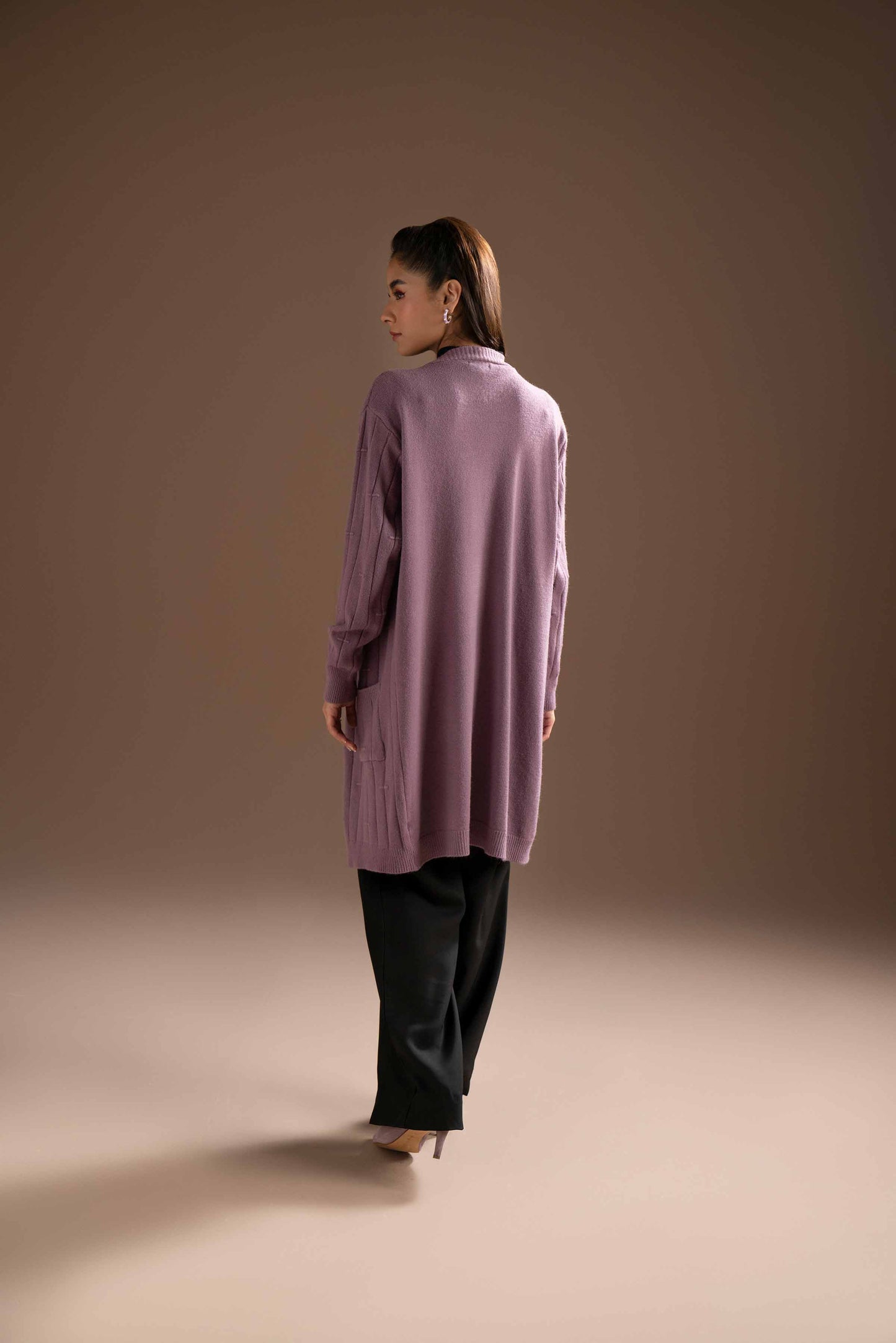 Nishat Linen - Purple Long Sweater