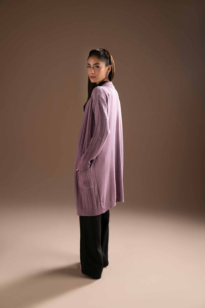Nishat Linen - Purple Long Sweater