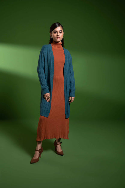 Nishat Linen - Tan Long Sweater