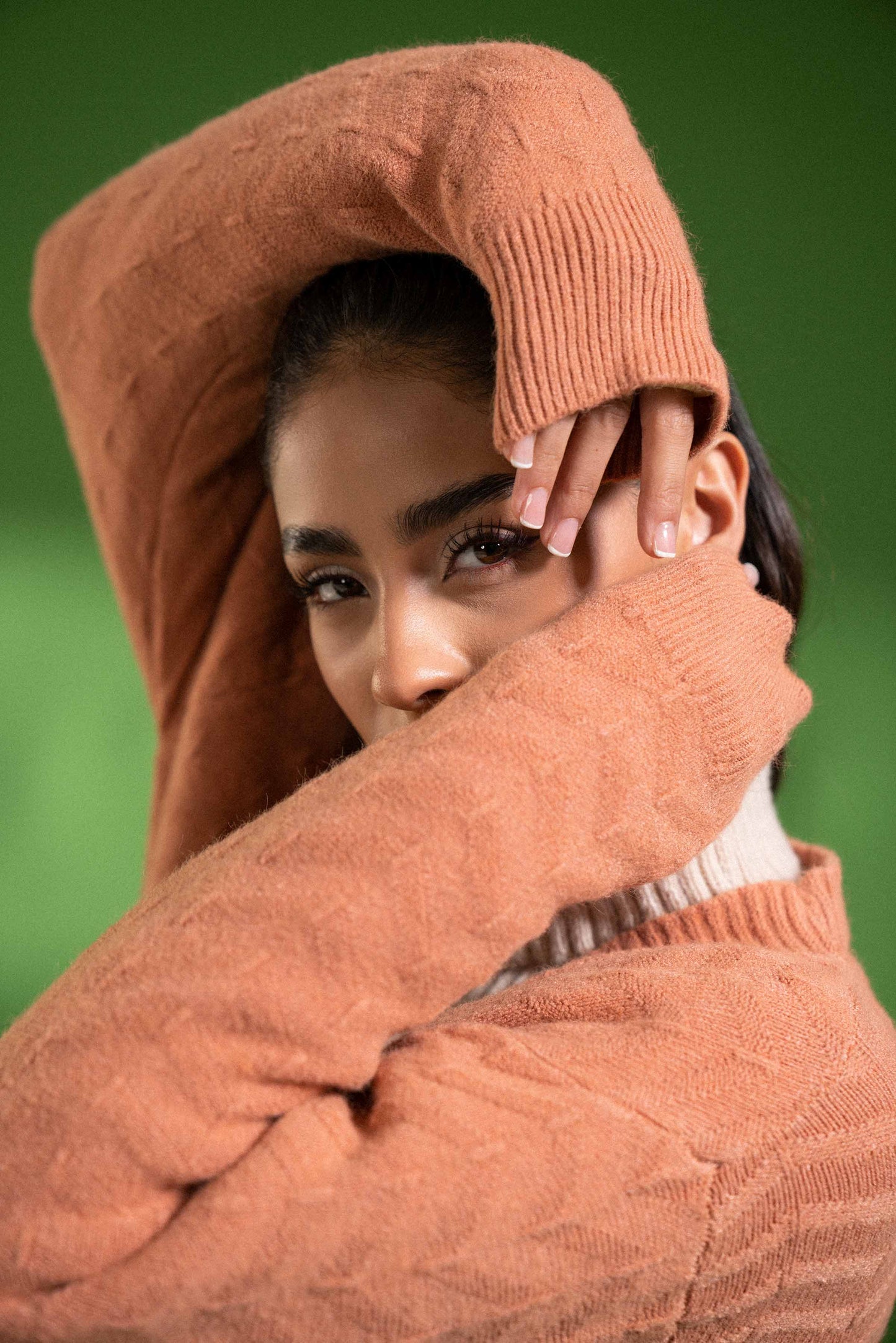 Nishat Linen - Camel Long Sweater