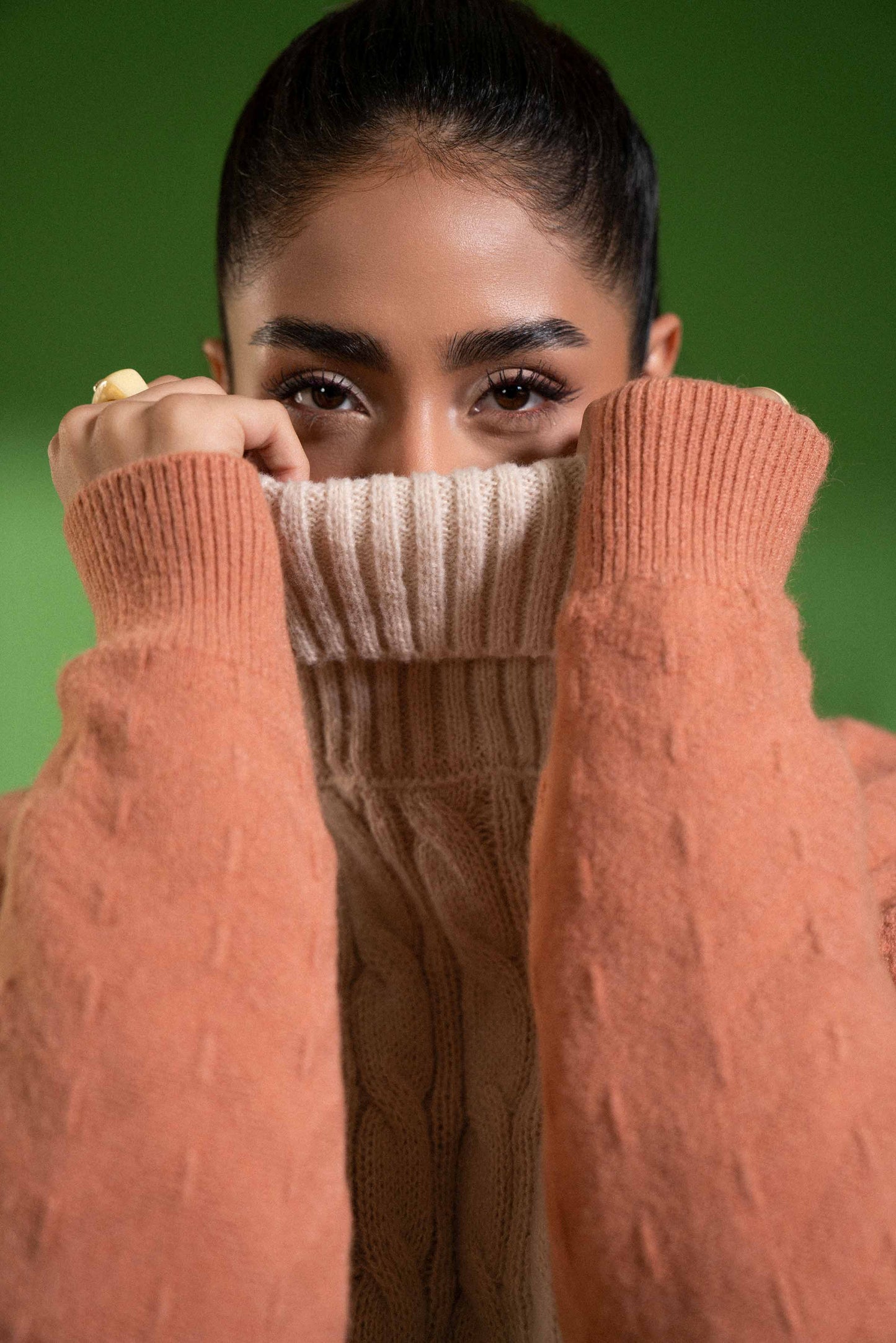 Nishat Linen - Camel Long Sweater