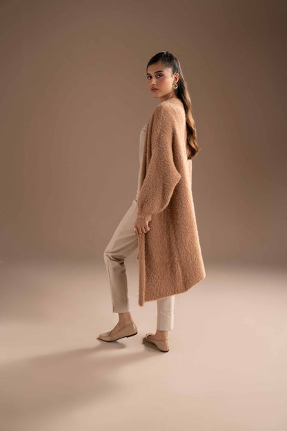 Nishat Linen - Camel Long Sweater