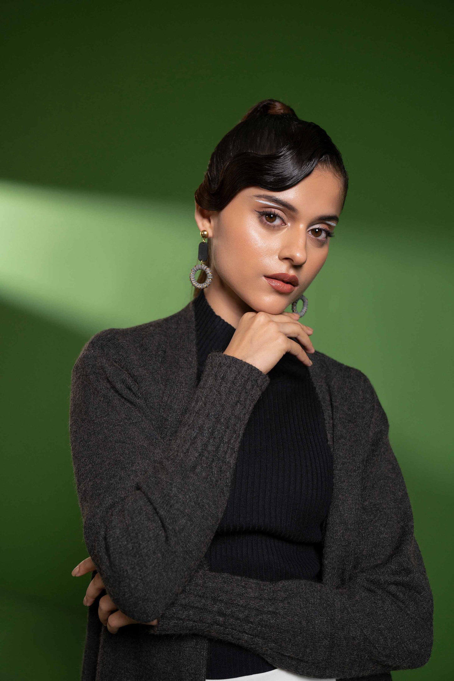 Nishat Linen - Black Long Sweater