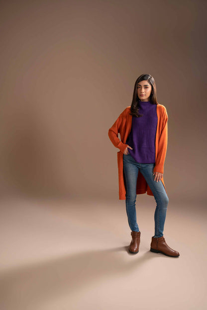 Nishat Linen - Orange Long Sweater