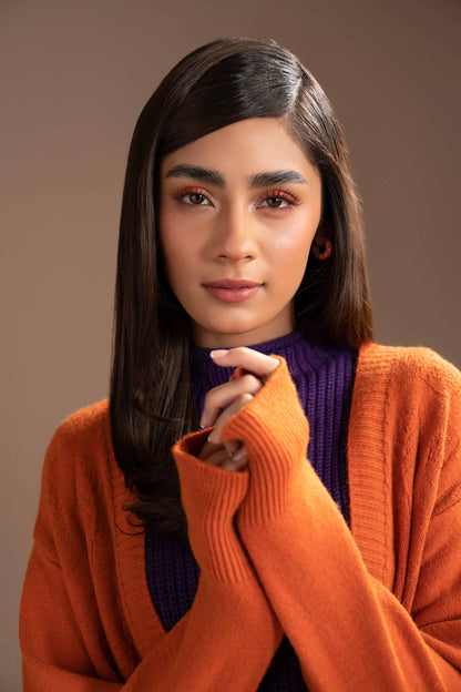 Nishat Linen - Orange Long Sweater