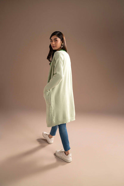 Nishat Linen - Green Long Sweater