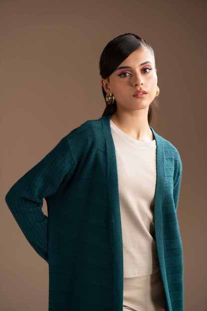 Nishat Linen - Green Long Sweater