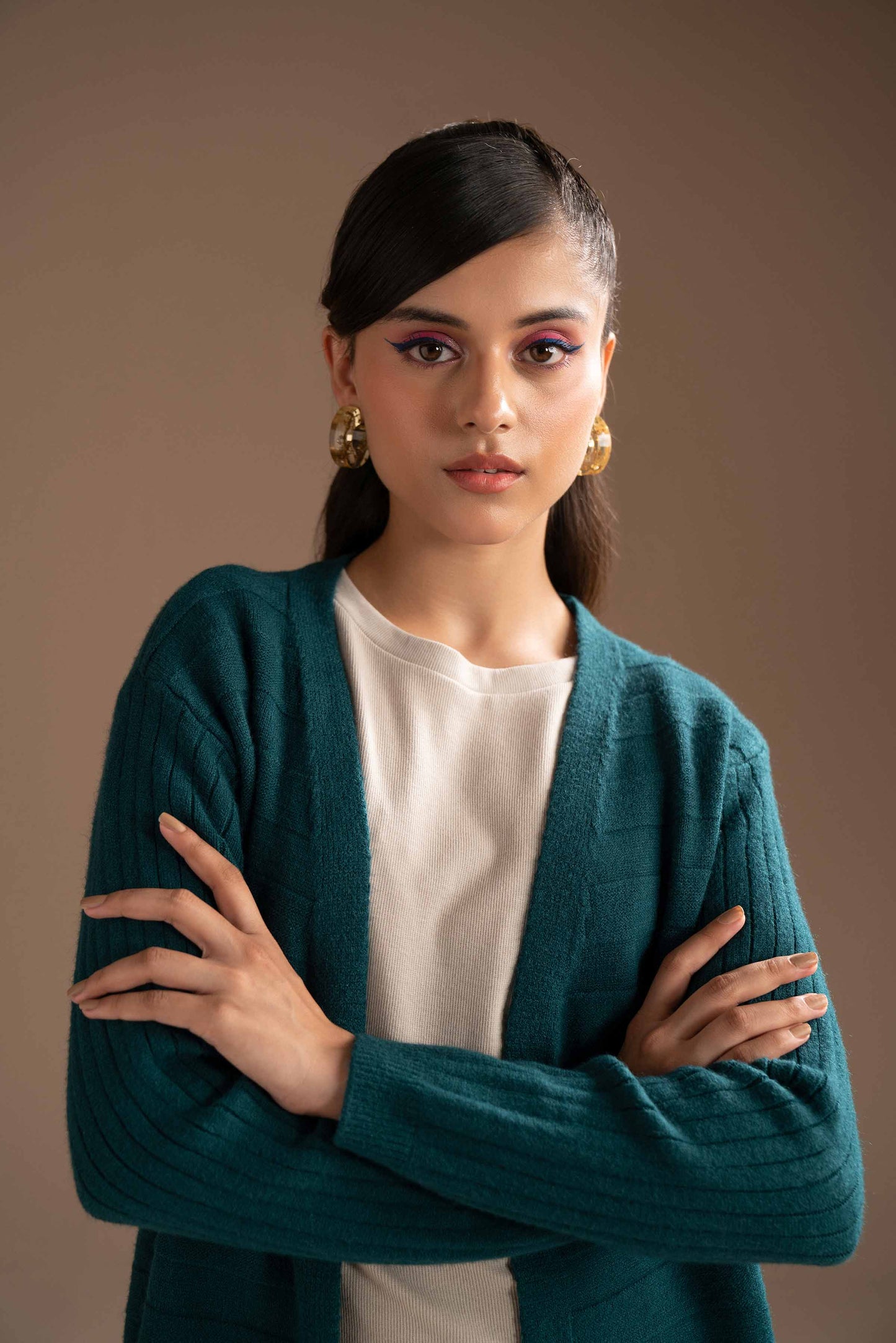 Nishat Linen - Green Long Sweater