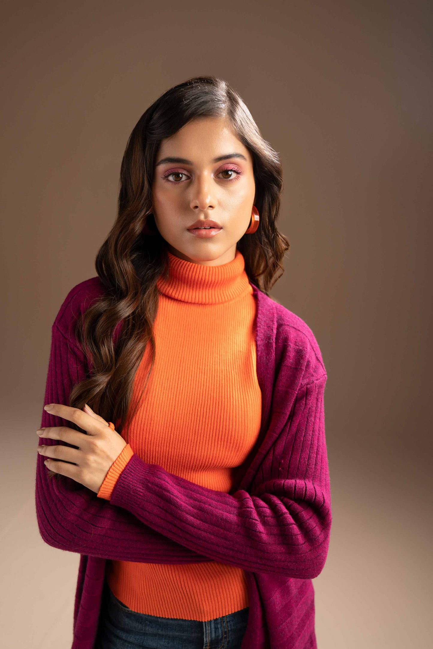 Nishat Linen - Purple Long Sweater