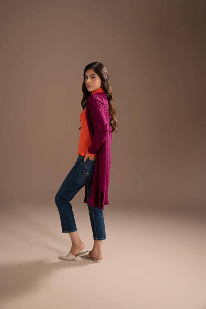 Nishat Linen - Purple Long Sweater