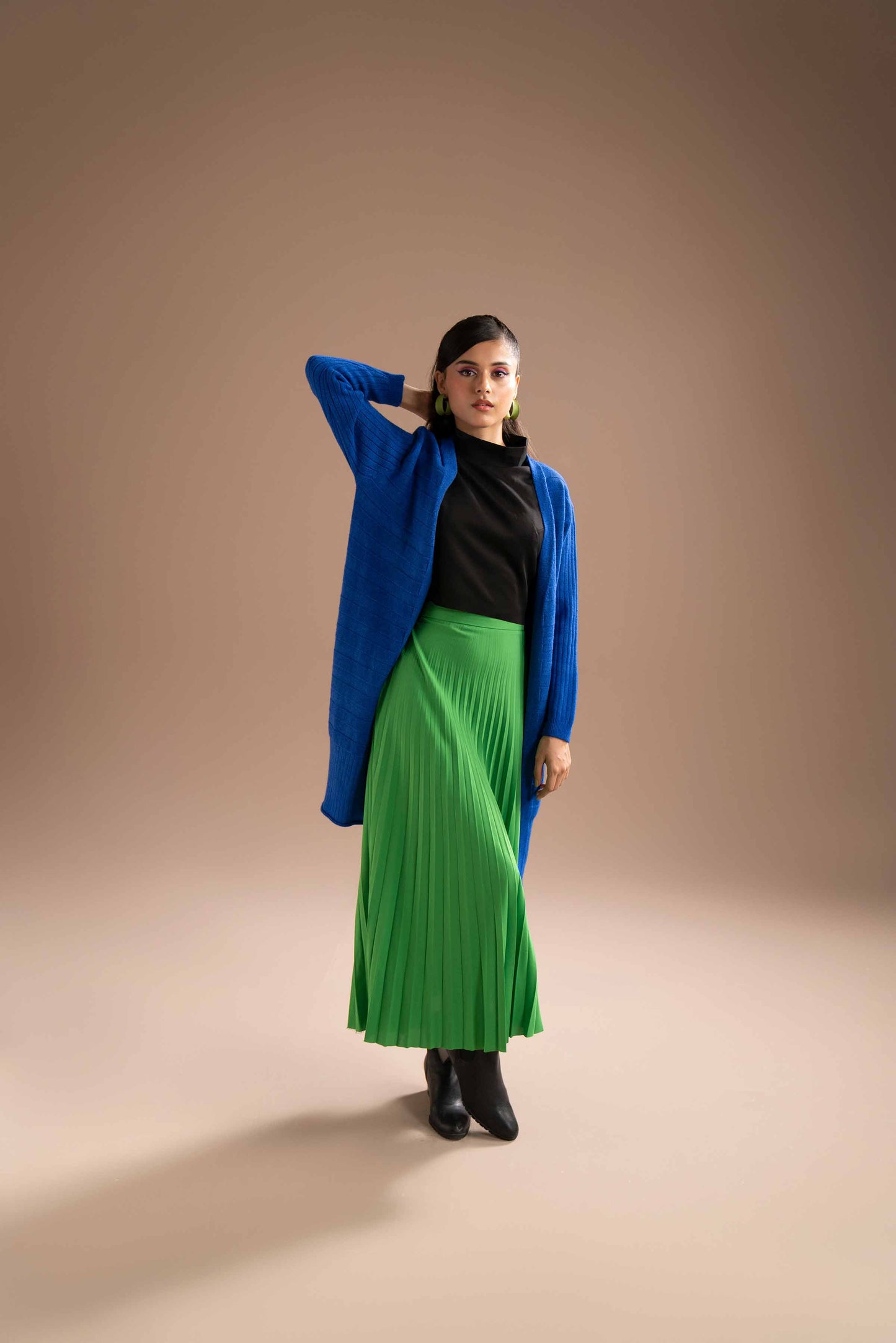 Nishat Linen - Navy Long Sweater