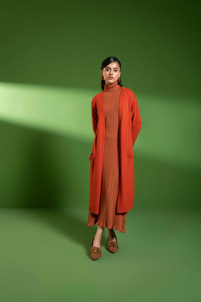 Nishat Linen - Orange Long Sweater