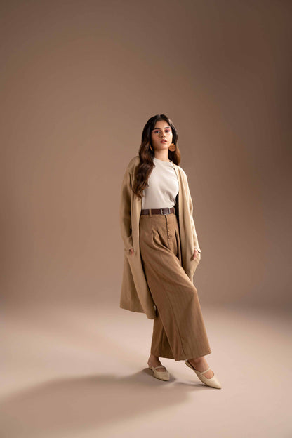 Nishat Linen - Beige Long Sweater