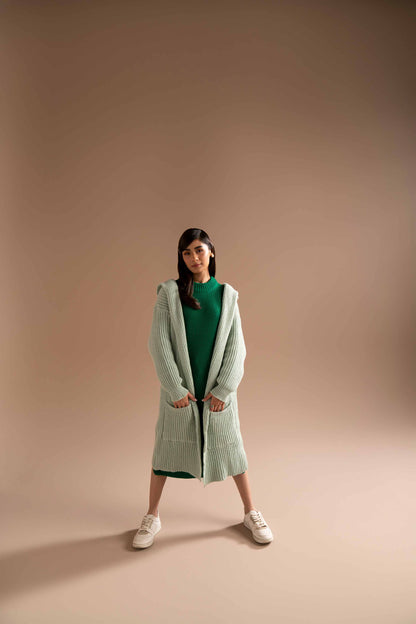 Nishat Linen - Light Green Long Sweater