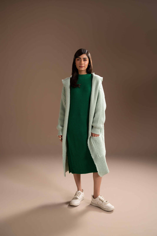 Nishat Linen - Light Green Long Sweater