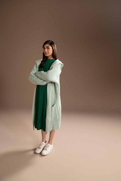 Nishat Linen - Light Green Long Sweater
