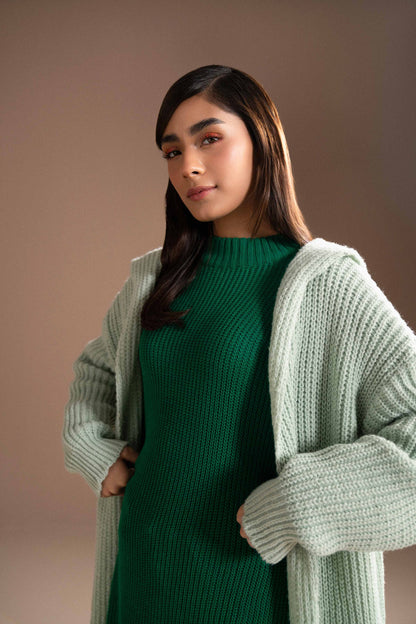 Nishat Linen - Light Green Long Sweater