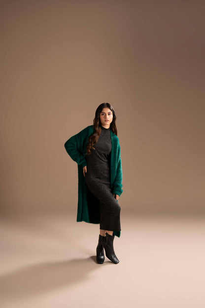 Nishat Linen - Green Long Sweater
