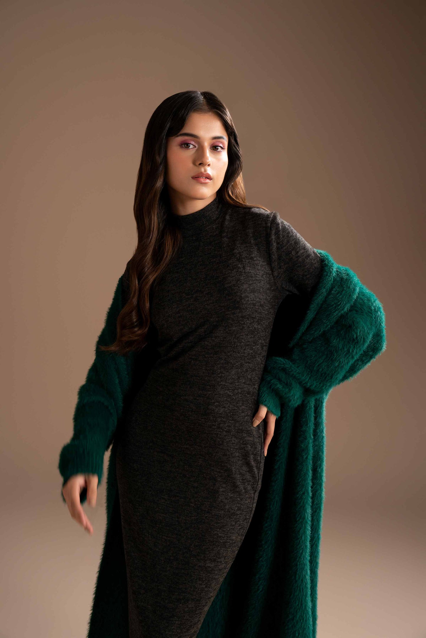 Nishat Linen - Green Long Sweater