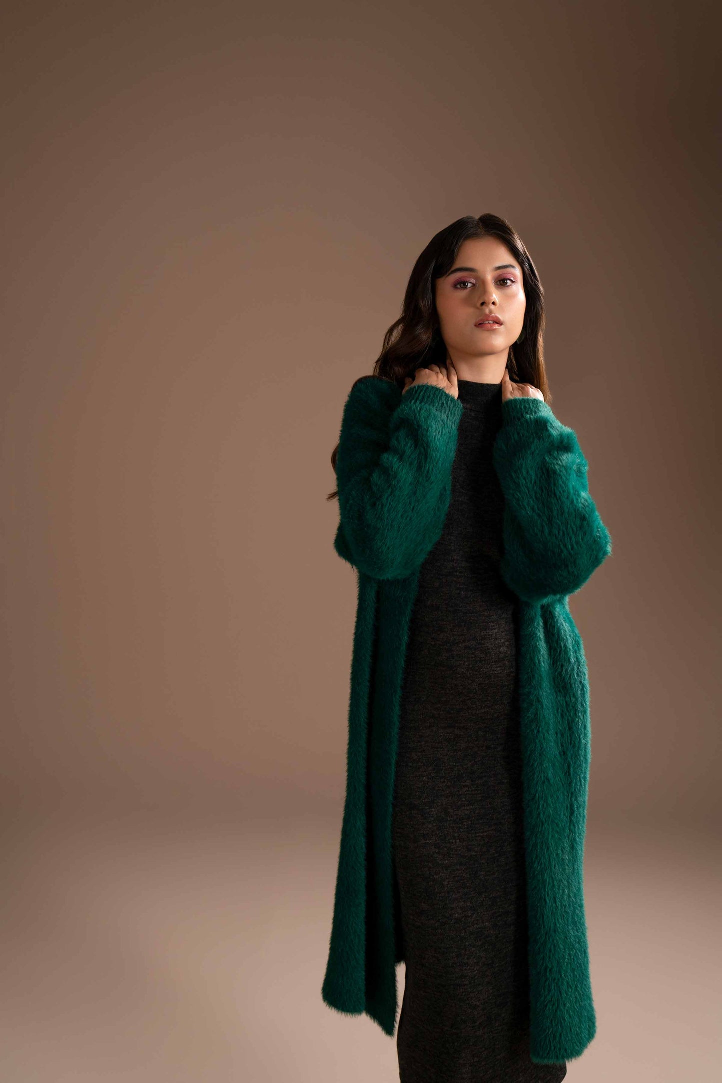 Nishat Linen - Green Long Sweater