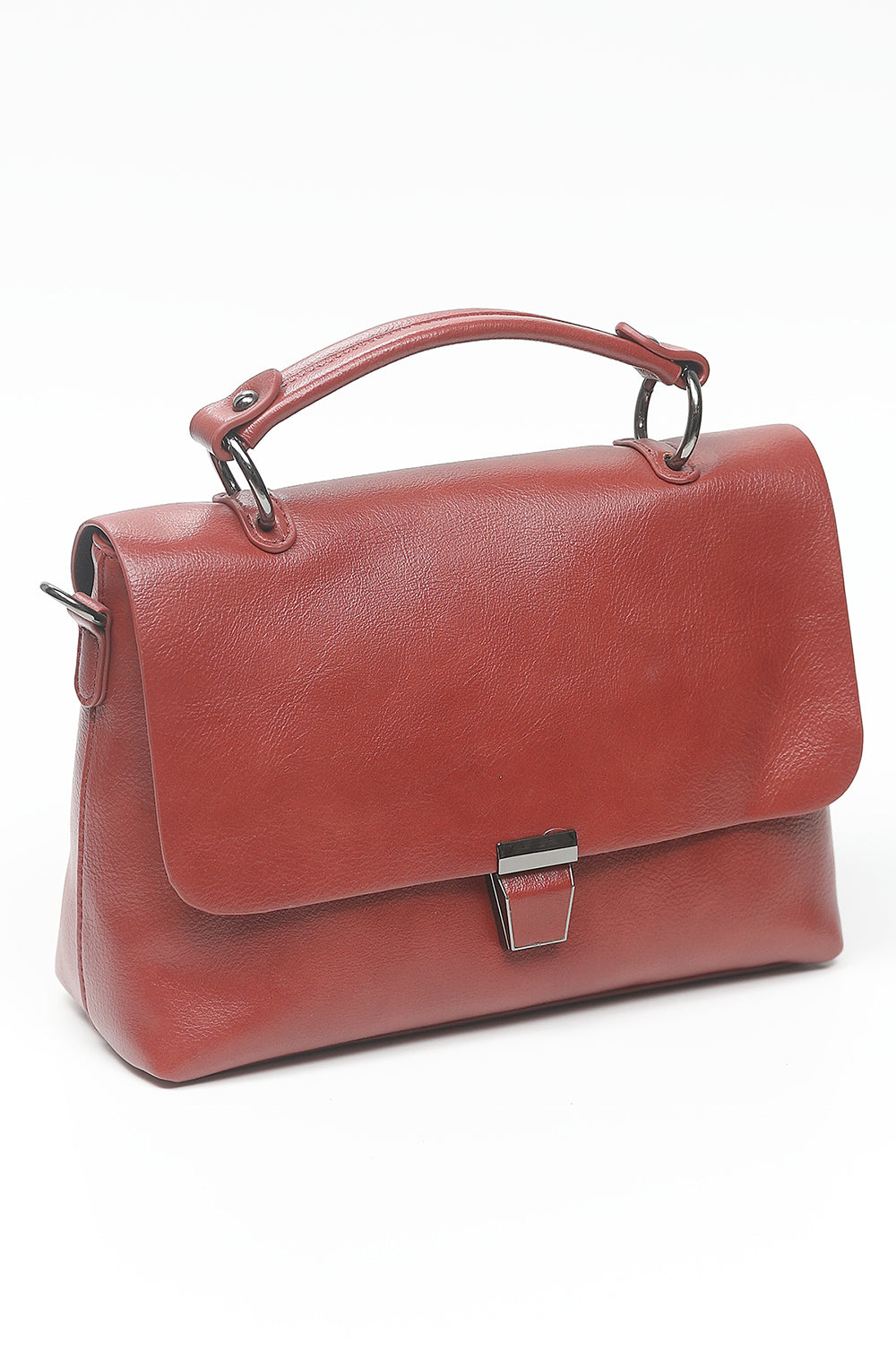 Nishat Linen - Red Hand Bag-556542101-S22