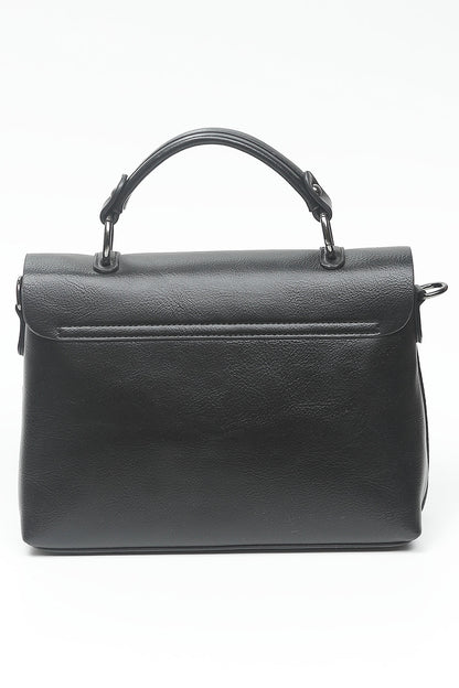 Nishat Linen - Black Hand Bag-556542103-S22