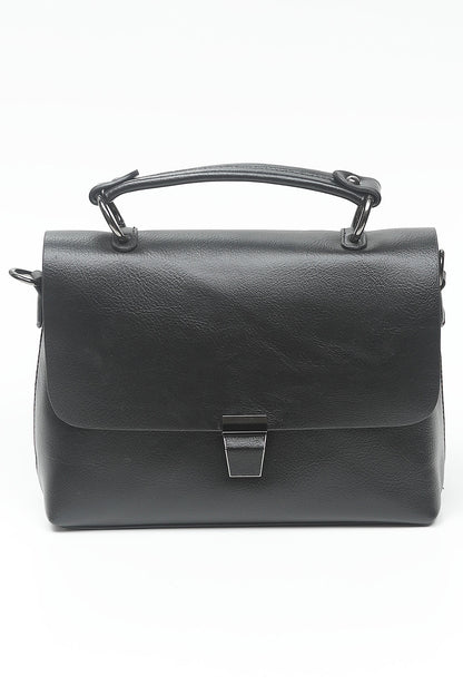Nishat Linen - Black Hand Bag-556542103-S22