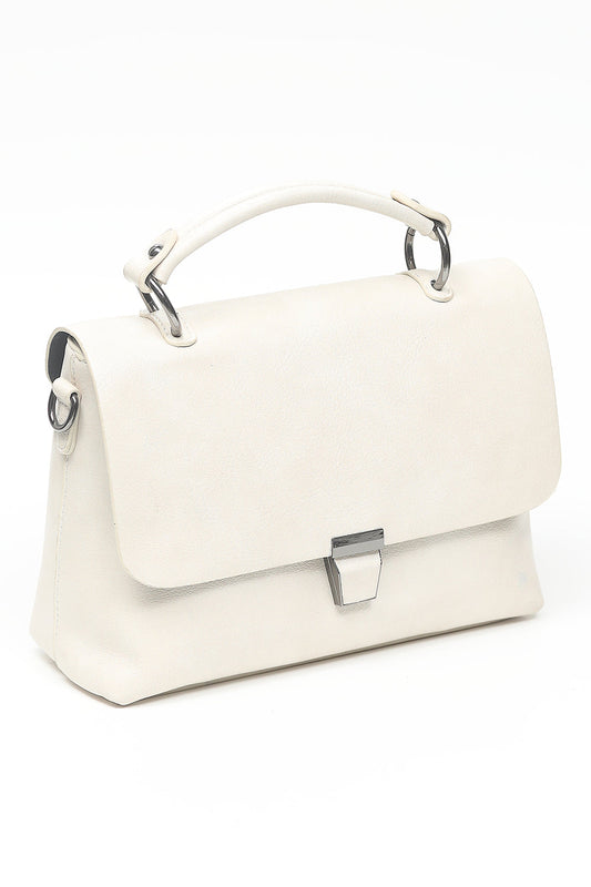 Nishat Linen - Off White Hand Bag-556542107-S22