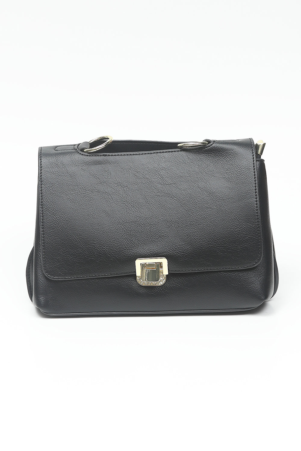 Nishat Linen - Black Hand Bag-556632103-S22