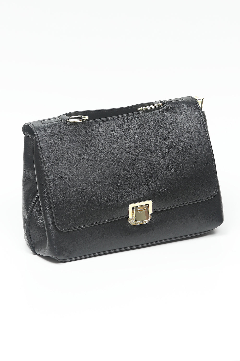 Nishat Linen - Black Hand Bag-556632103-S22