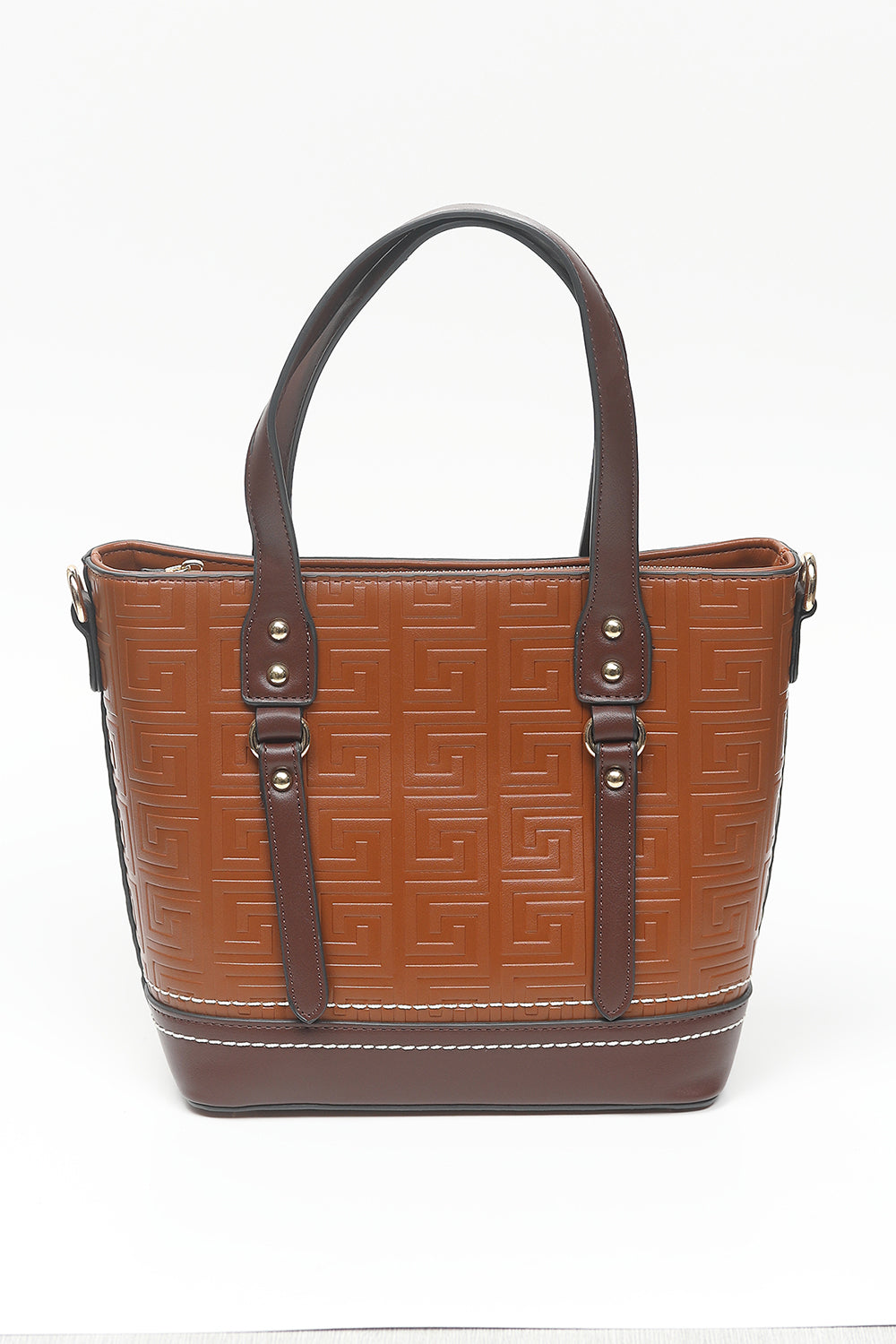Nishat Linen - Brown Hand Bag-556642113-S22