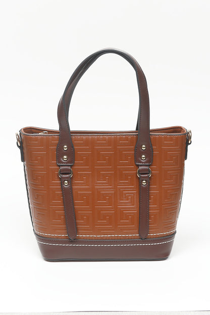 Nishat Linen - Brown Hand Bag-556642113-S22