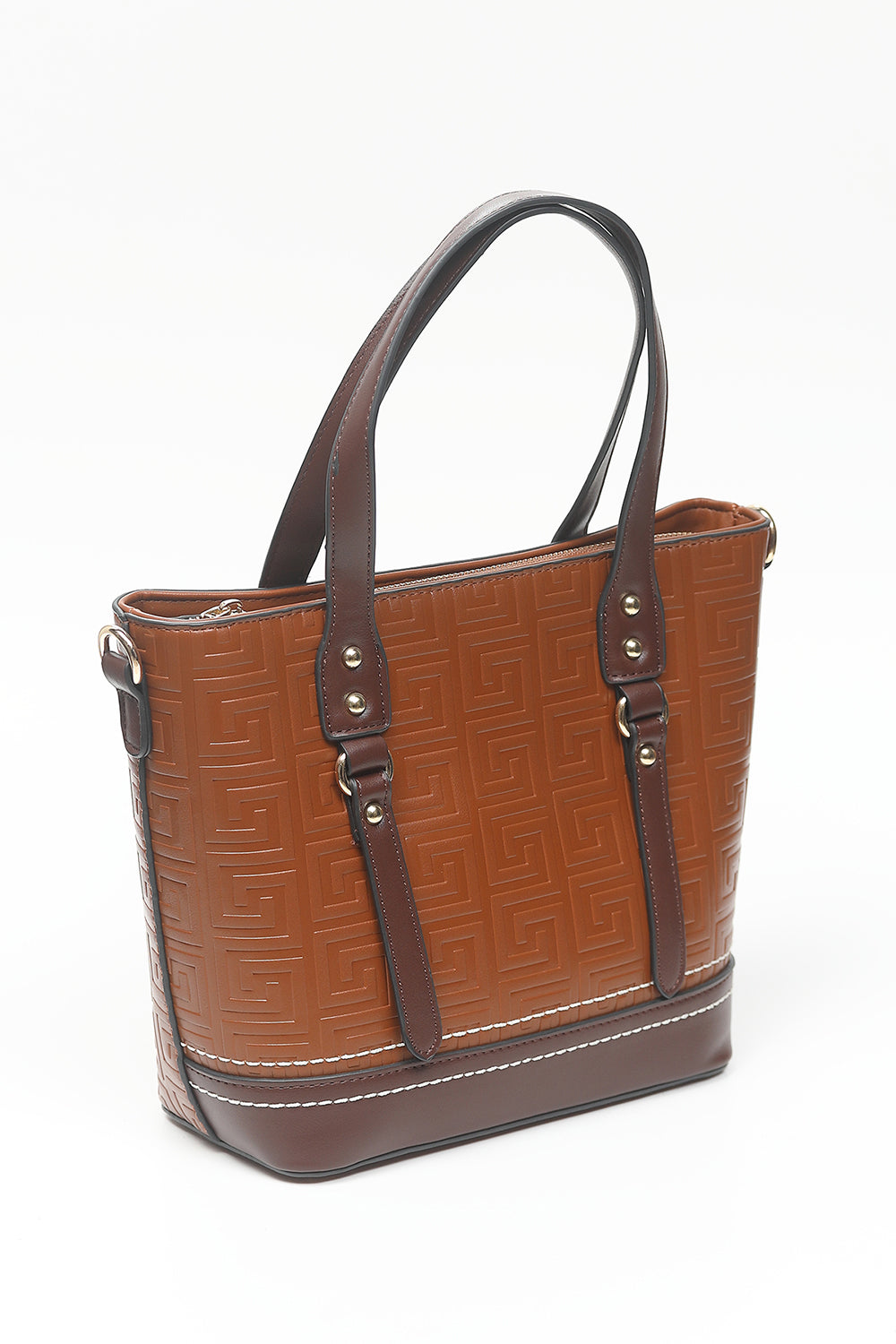 Nishat Linen - Brown Hand Bag-556642113-S22
