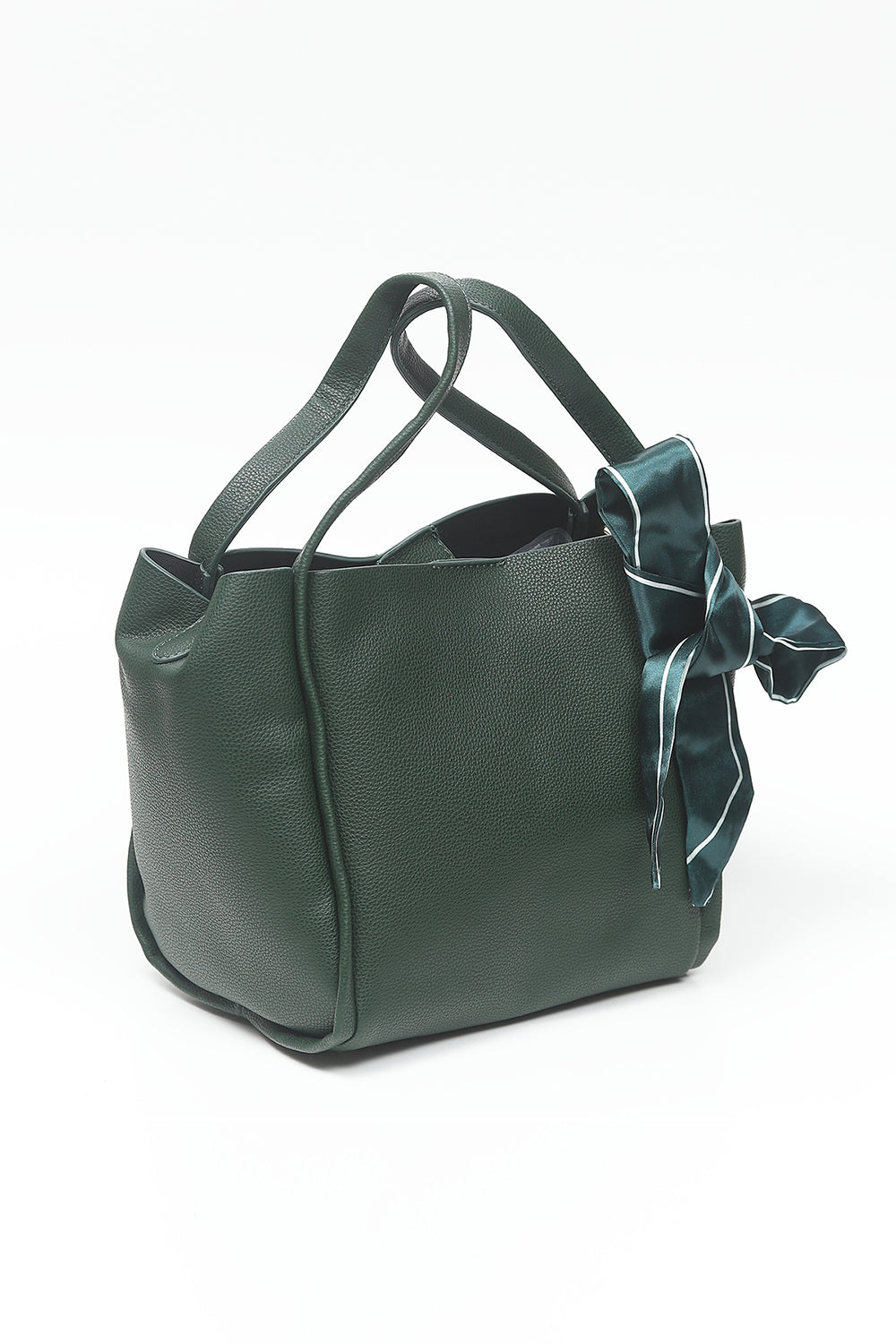 Nishat Linen - Grey Green Hand Bag-556672111-S22